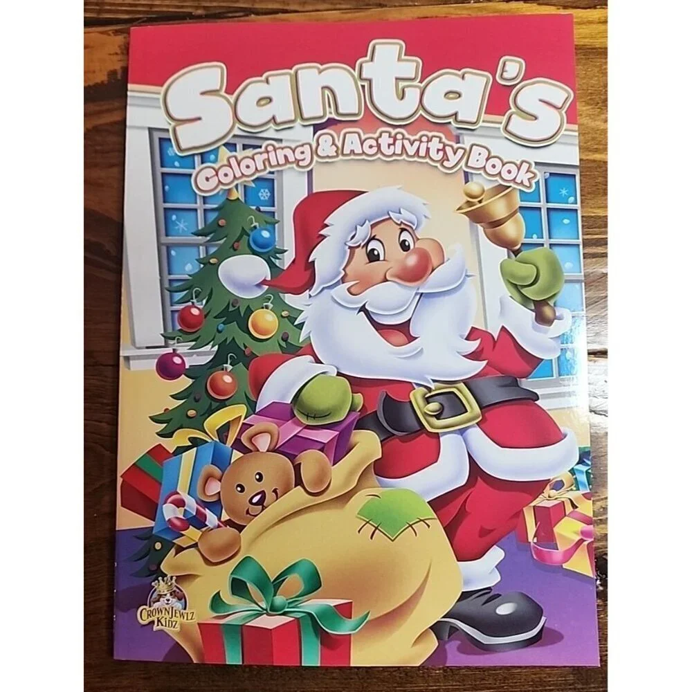 4 Christmas Coloring And Activity Books Great Stocking Stuffier Gift